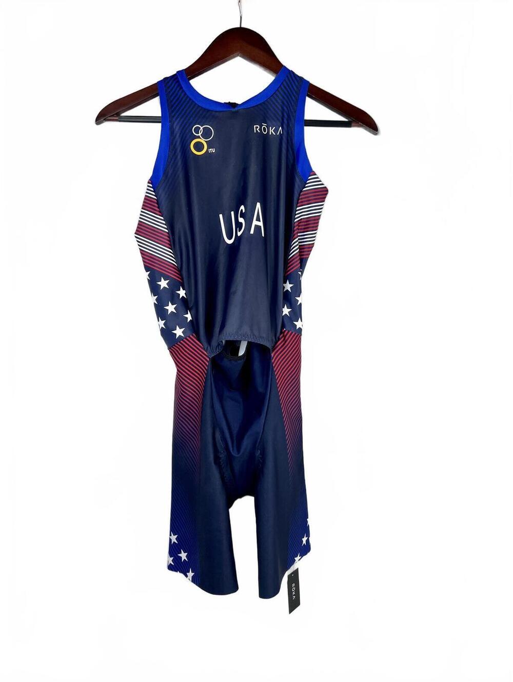 Roka Women's USA Elite Aero II Sleeveless Tri Suit Size XL NEW WITH TAGS